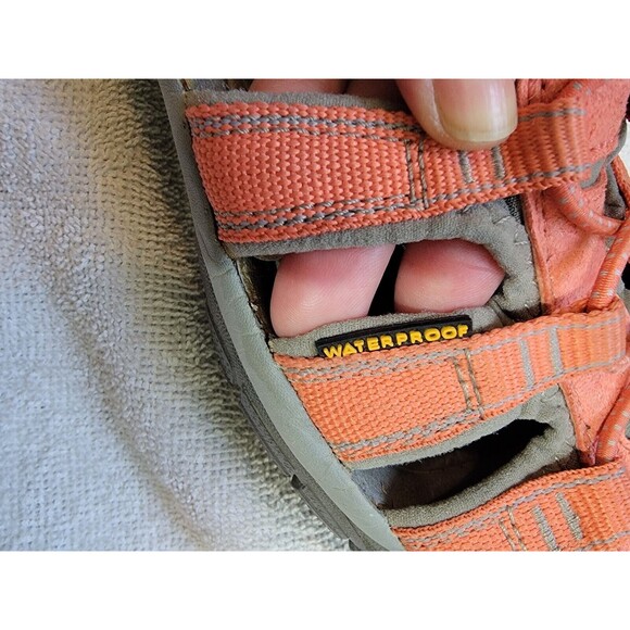KEEN Newport H2 Womens Sz. 7M Orange Anatomic Footbed Waterproof Hiking Sandals - Picture 5 of 10
